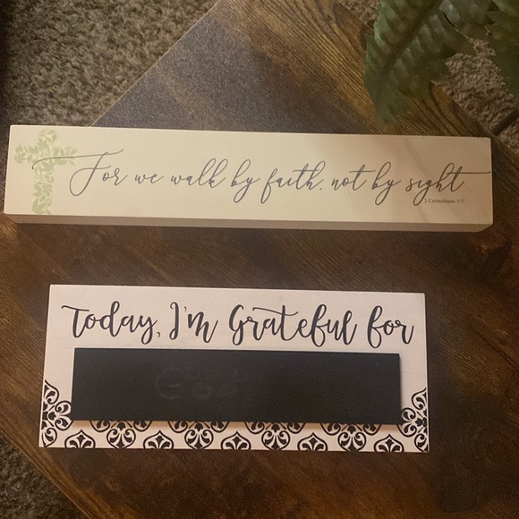 Inspirational wall or table plaques! - Picture 2 of 3